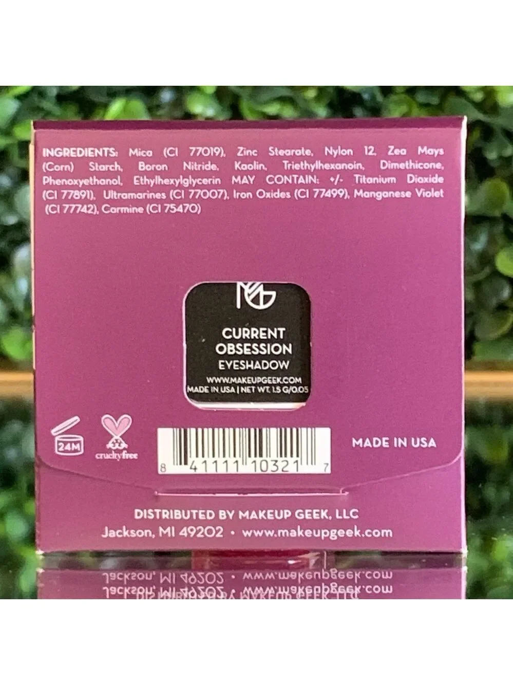 Makeup Geek CURRENT OBSESSION Signature Eyeshadow | NEW | Medium Cool Purple MUG